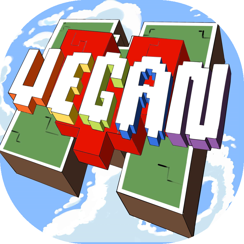 Vegan Minecraft Logo